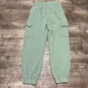 Hollister Sage Green Ultra High Rise Joggers Size XS